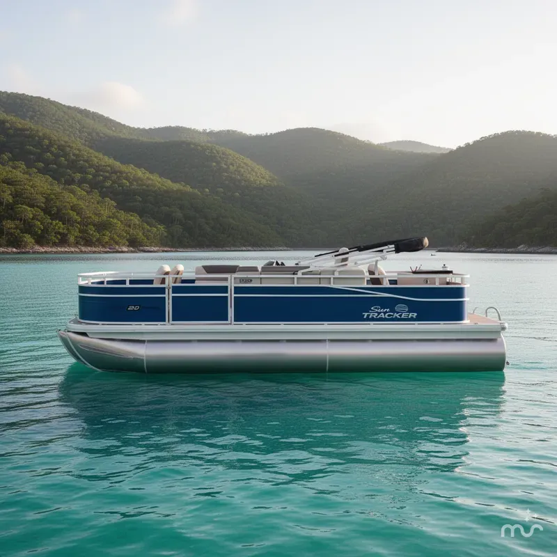 Slide: The Image of Sun Tracker Fishin' Barge 20 DLX 2026 - 2