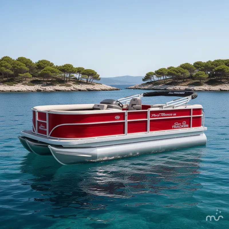 The Image of Sun Tracker Party Barge 18 DLX 2026 - 0