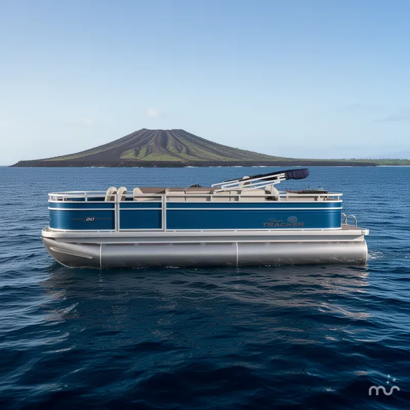 Slide: The Image of Sun Tracker Fishin' Barge 20 DLX 2026 - 2