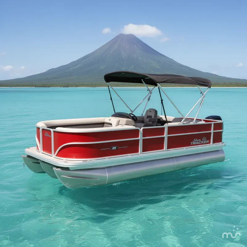 The Image of Sun Tracker Party Barge 18 DLX 2026 - 0
