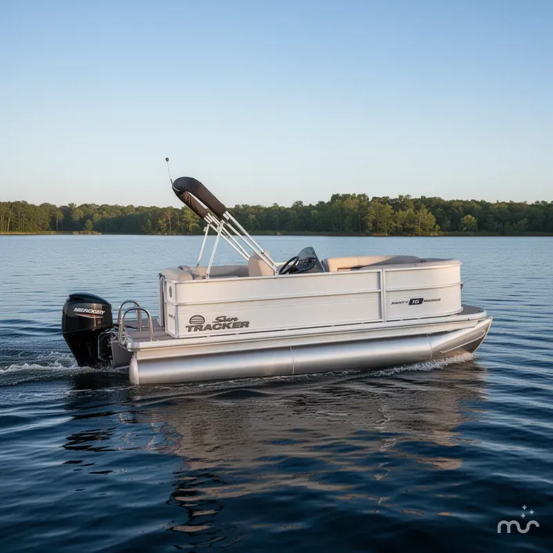The Image of Sun Tracker Party Barge 16 DLX 2026 - 0