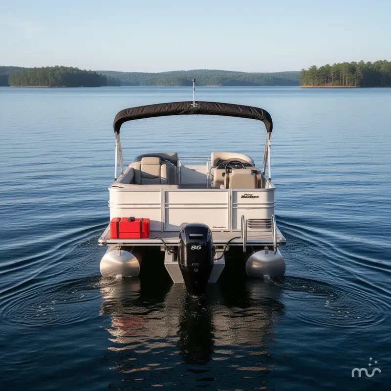 Slide: The Image of Sun Tracker Party Barge 16 DLX 2026 - 3