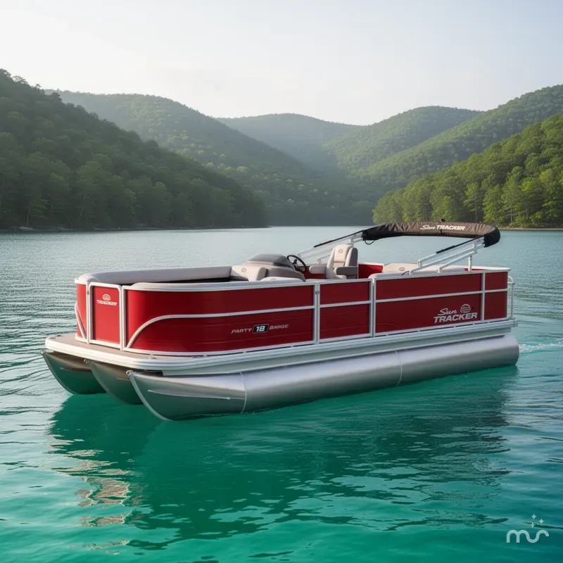 The Image of Sun Tracker Party Barge 18 DLX 2026 - 0