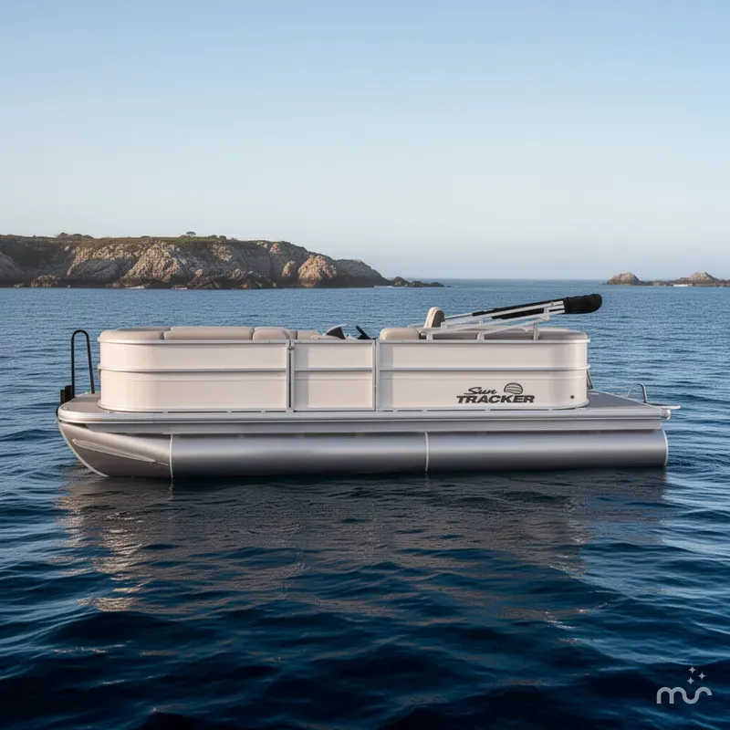 Slide: The Image of Sun Tracker Party Barge 20 DLX 2026 - 2