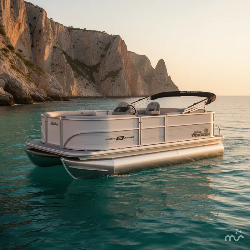 The Image of Sun Tracker Party Barge 16 DLX 2026 - 0