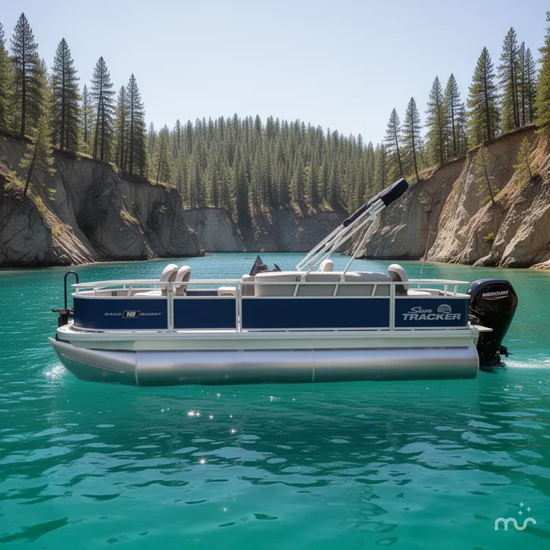 Slide: The Image of Sun Tracker Bass Buggy 18 DLX 2026 - 2
