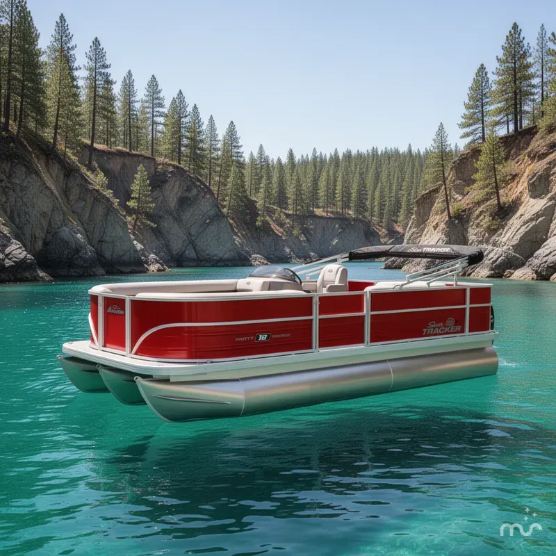 The Image of Sun Tracker Party Barge 18 DLX 2026 - 0