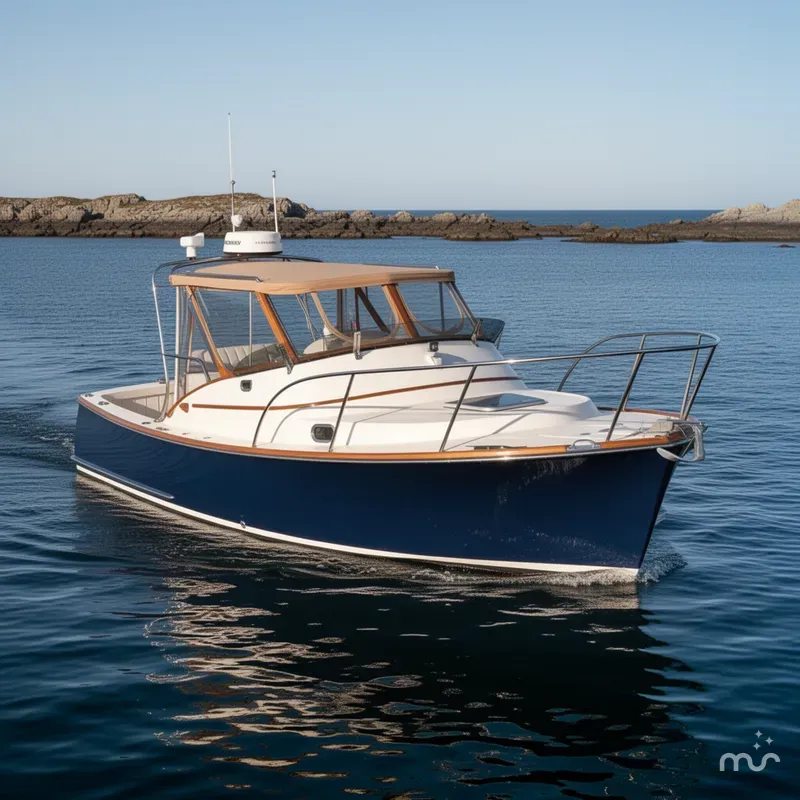 Slide: The Image of Hinckley Yachts Runabout 29 1997 - 2