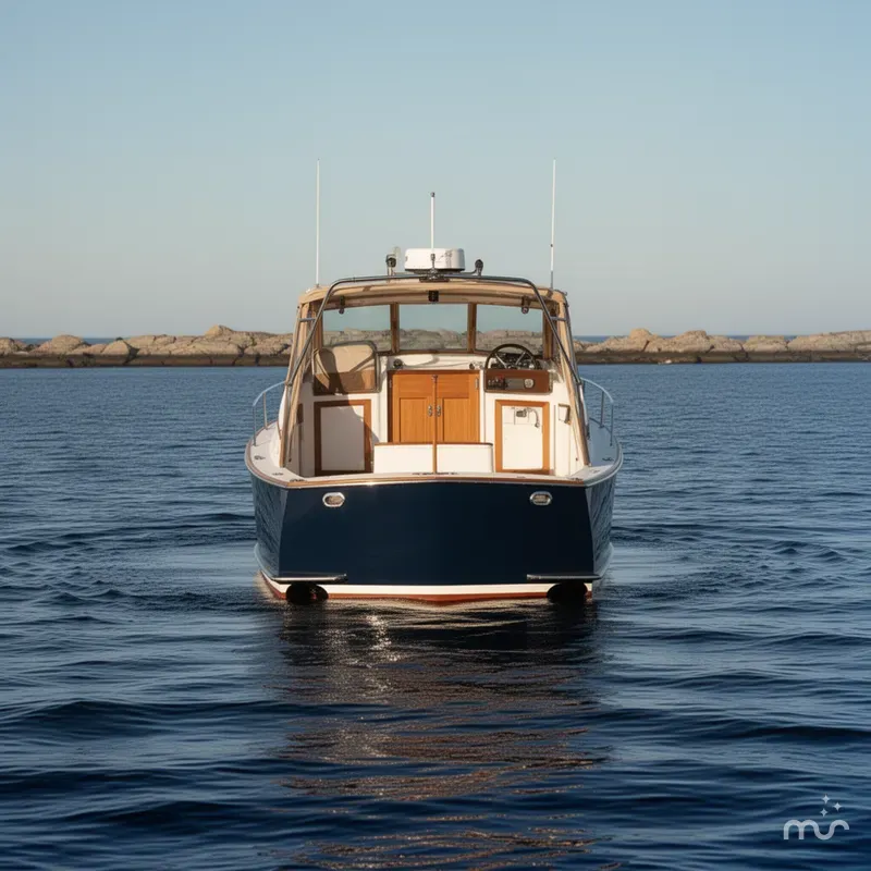 Slide: The Image of Hinckley Yachts Runabout 29 1997 - 3
