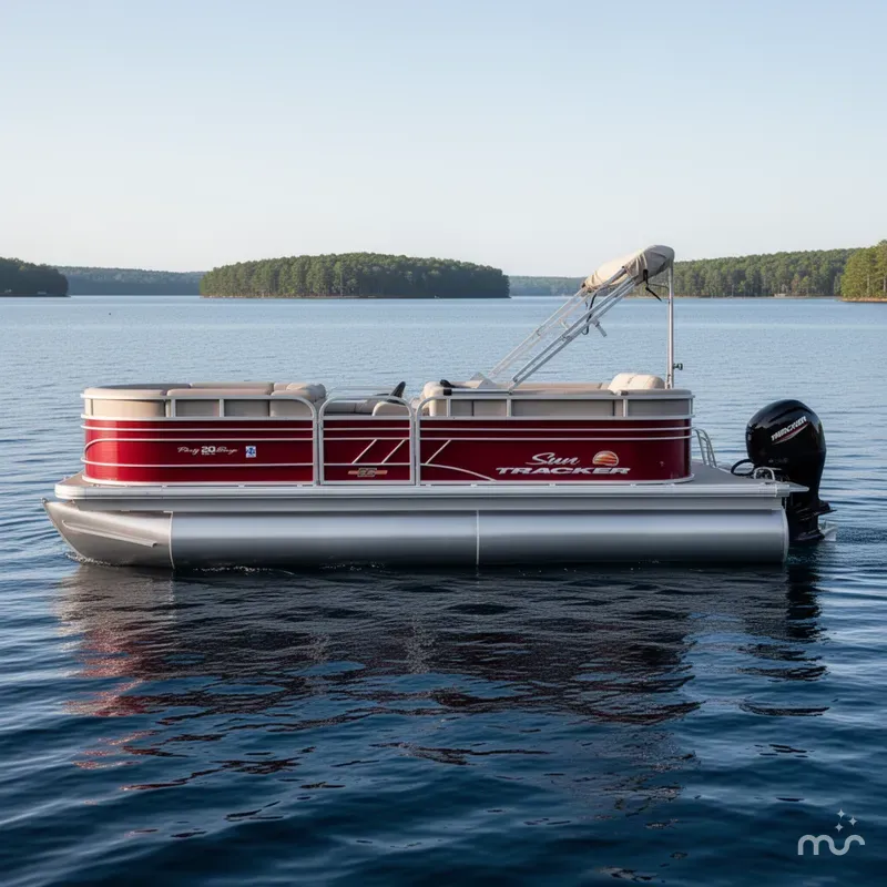 Slide: The Image of Sun Tracker Party Barge 20 DLX 2023 - 1