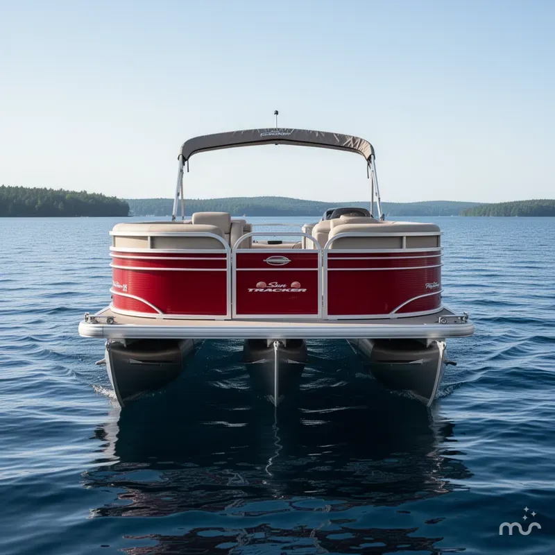 Slide: The Image of Sun Tracker Party Barge 20 DLX 2023 - 2