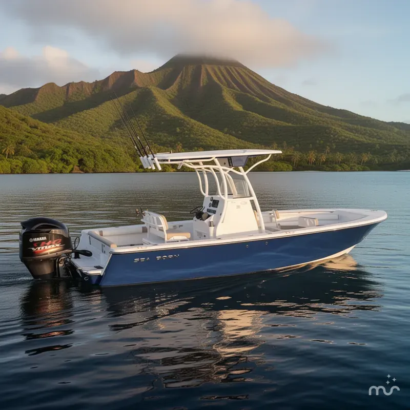 Slide: The Image of Sea Born LX22 Center Console 2027 - 2