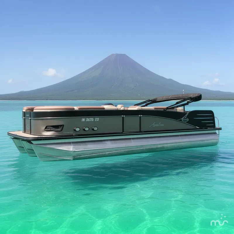 The Image of Avalon Catalina Platinum Rear J Lounge - 23' 2019 - 0
