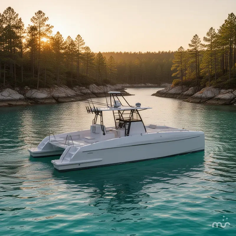 Slide: The Image of Invincible 40 Catamaran 2019 - 2