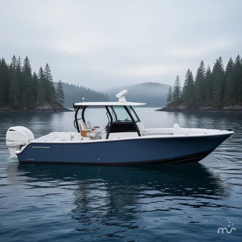 Slide: The Image of Sportsman Masters 247 Bay Boat 2026 - 2
