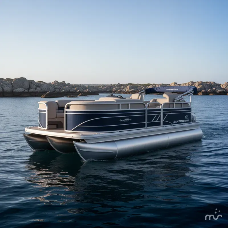 The Image of Sun Tracker Party Barge 20 DLX 2021 - 0