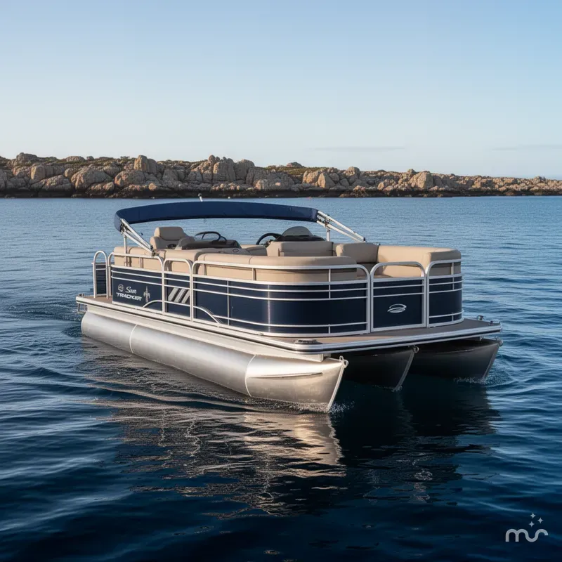 Slide: The Image of Sun Tracker Party Barge 20 DLX 2021 - 3
