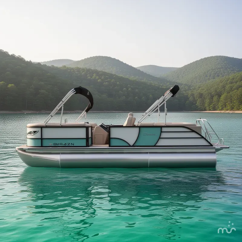 Slide: The Image of Bentley Pontoons Elite 220 Admiral 2023 - 2