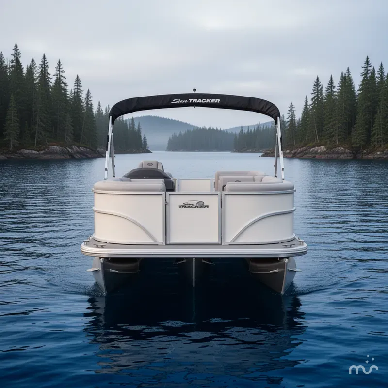 Slide: The Image of Sun Tracker Party Barge 20 DLX 2026 - 3