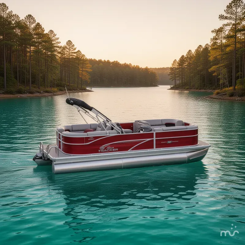 The Image of Sun Tracker Party Barge 22 DLX 2026 - 0