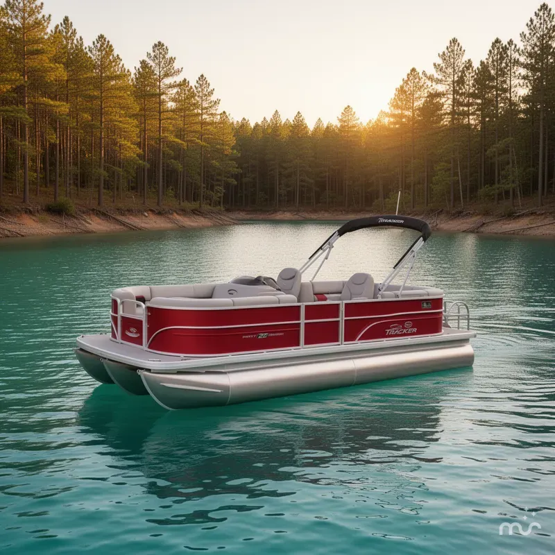 Slide: The Image of Sun Tracker Party Barge 22 DLX 2026 - 2