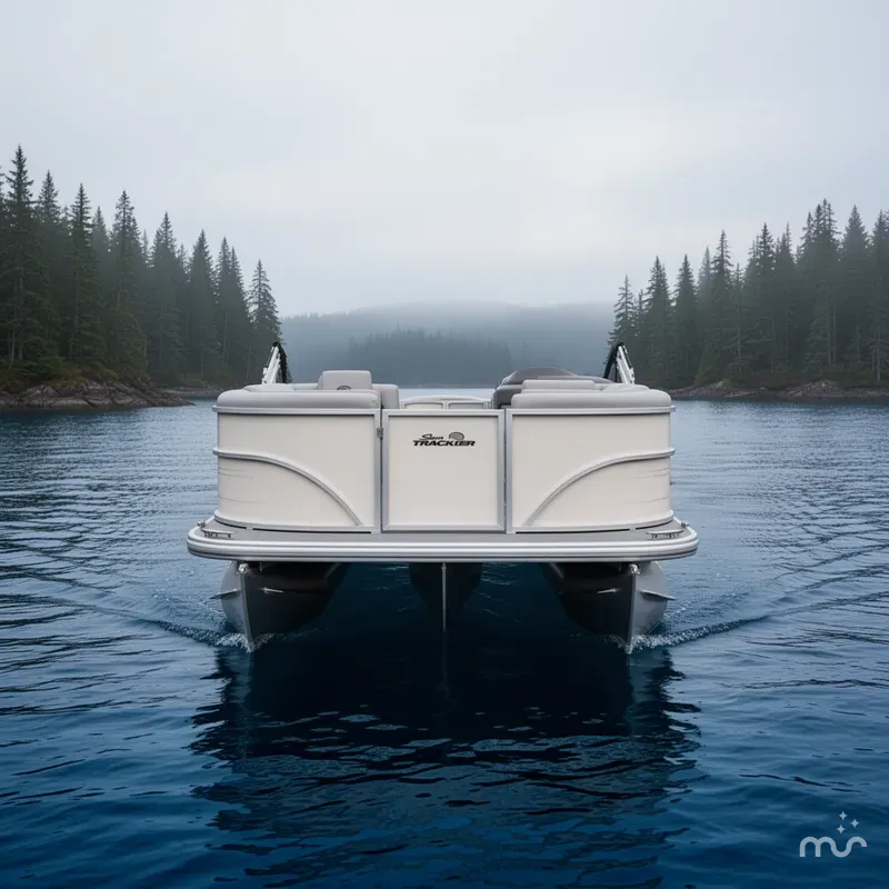 Slide: The Image of Sun Tracker Party Barge 20 DLX 2026 - 1