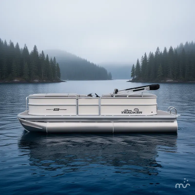 Slide: The Image of Sun Tracker Party Barge 20 DLX 2026 - 2