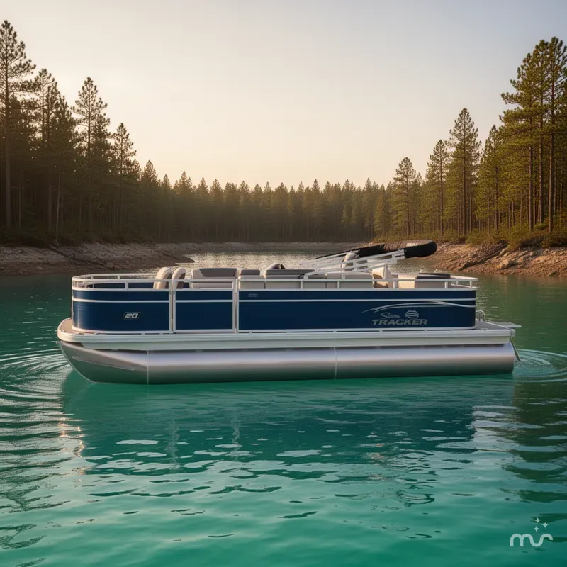 Slide: The Image of Sun Tracker Fishin' Barge 20 DLX 2026 - 2