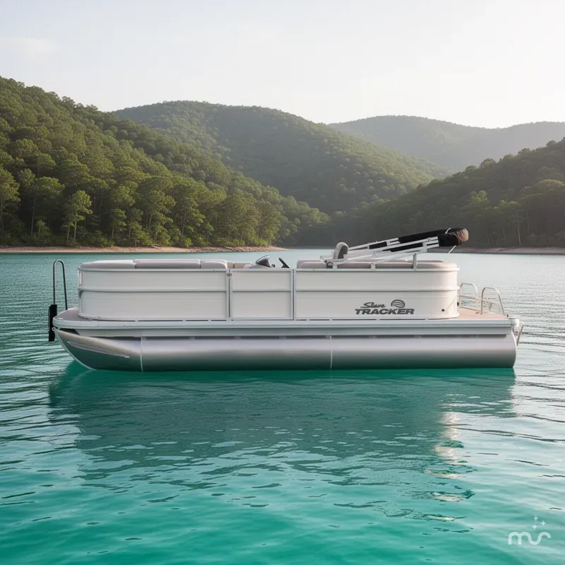 Slide: The Image of Sun Tracker Party Barge 20 DLX 2026 - 2