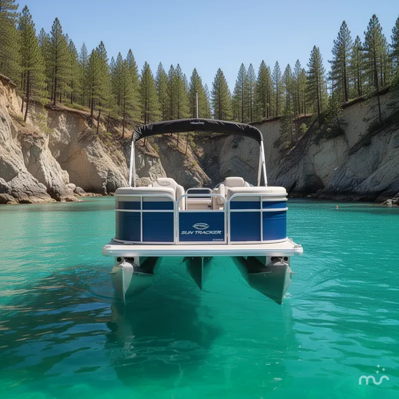 Slide: The Image of Sun Tracker Fishin' Barge 20 DLX 2026 - 1