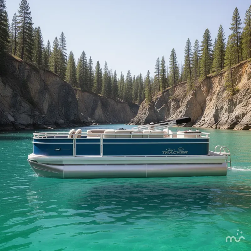 Slide: The Image of Sun Tracker Fishin' Barge 20 DLX 2026 - 2