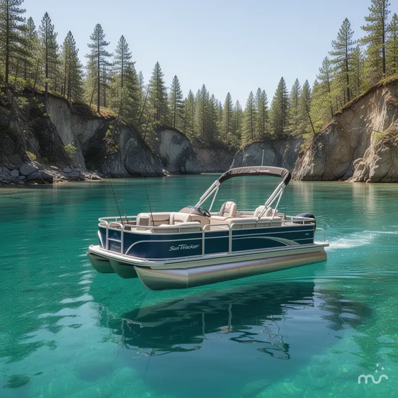 Slide: The Image of Sun Tracker Fishin' Barge 20 DLX 2026 - 4