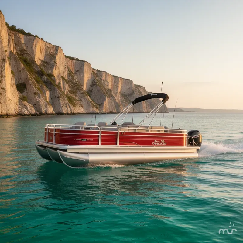 Slide: The Image of Sun Tracker Fishin' Barge 22 DLX 2026 - 4