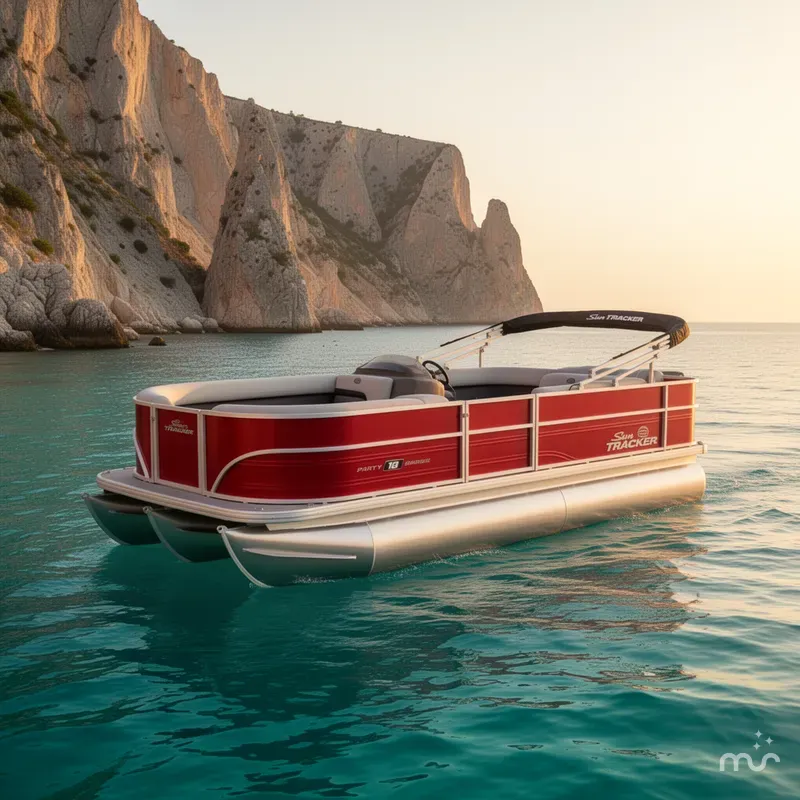 The Image of Sun Tracker Party Barge 18 DLX 2026 - 0