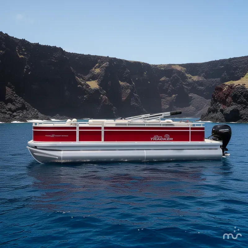Slide: The Image of Sun Tracker Fishin' Barge 22 DLX 2026 - 2