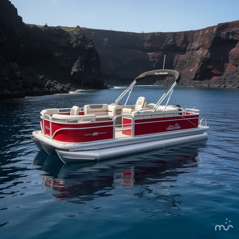 Slide: The Image of Sun Tracker Fishin' Barge 22 DLX 2026 - 4