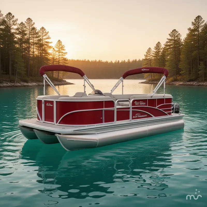The Image of Sun Tracker Party Barge 16 DLX 2026 - 0