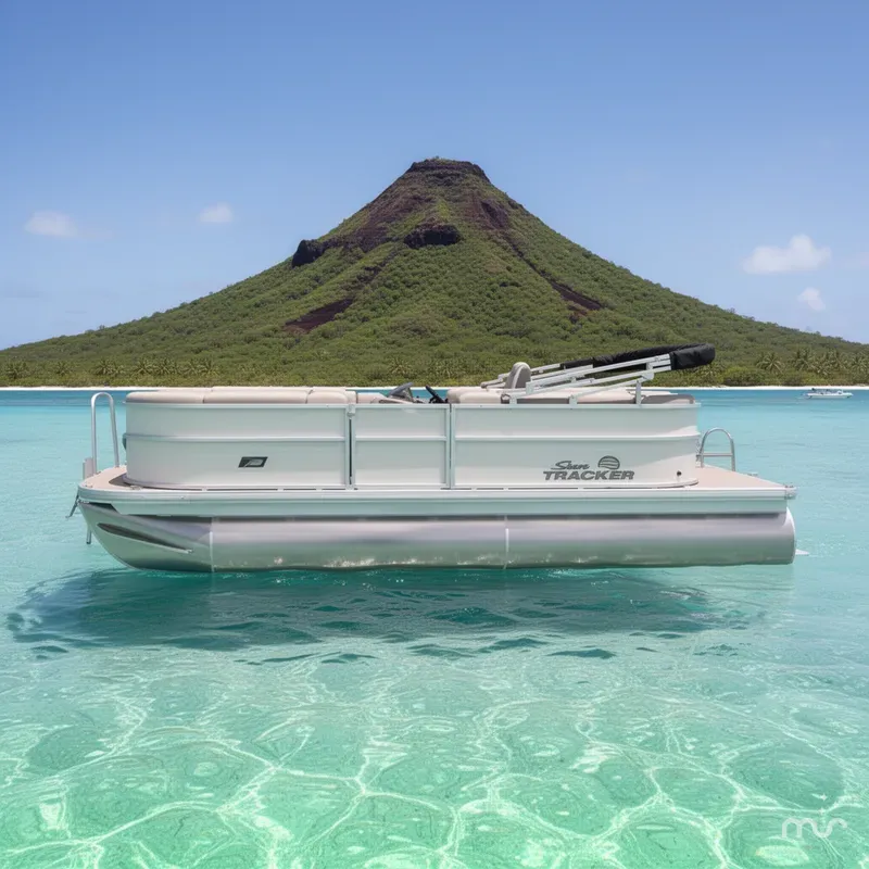 Slide: The Image of Sun Tracker Party Barge 20 DLX 2026 - 2