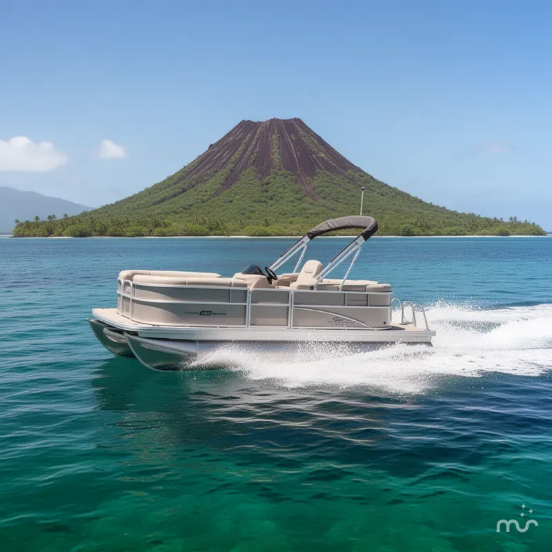 Slide: The Image of Sun Tracker Party Barge 20 DLX 2026 - 4