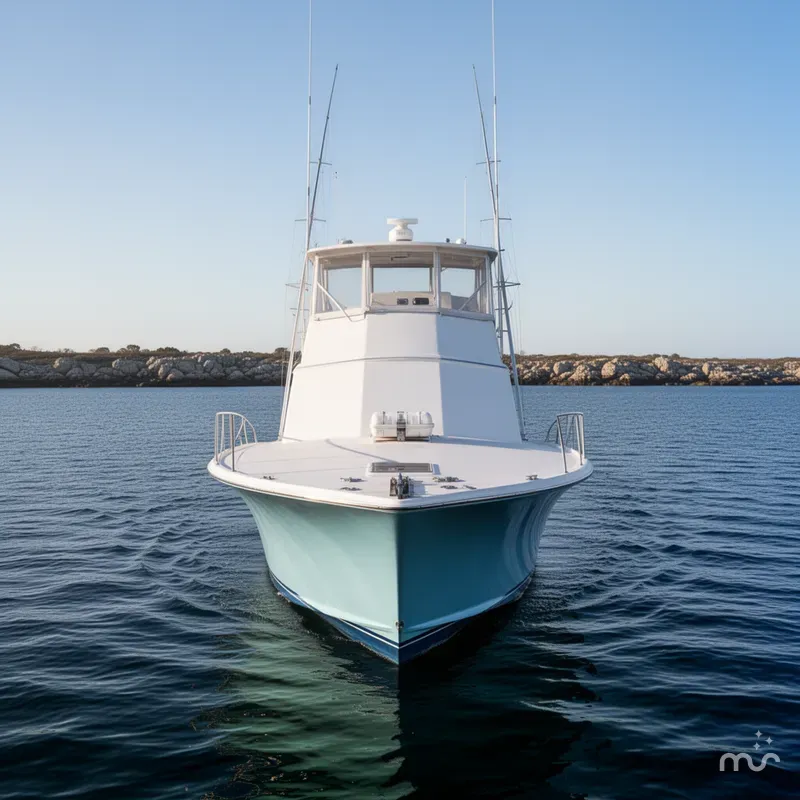 Slide: The Image of Custom Carolina Buddy Harris 44 Sport Fish 1983 - 1