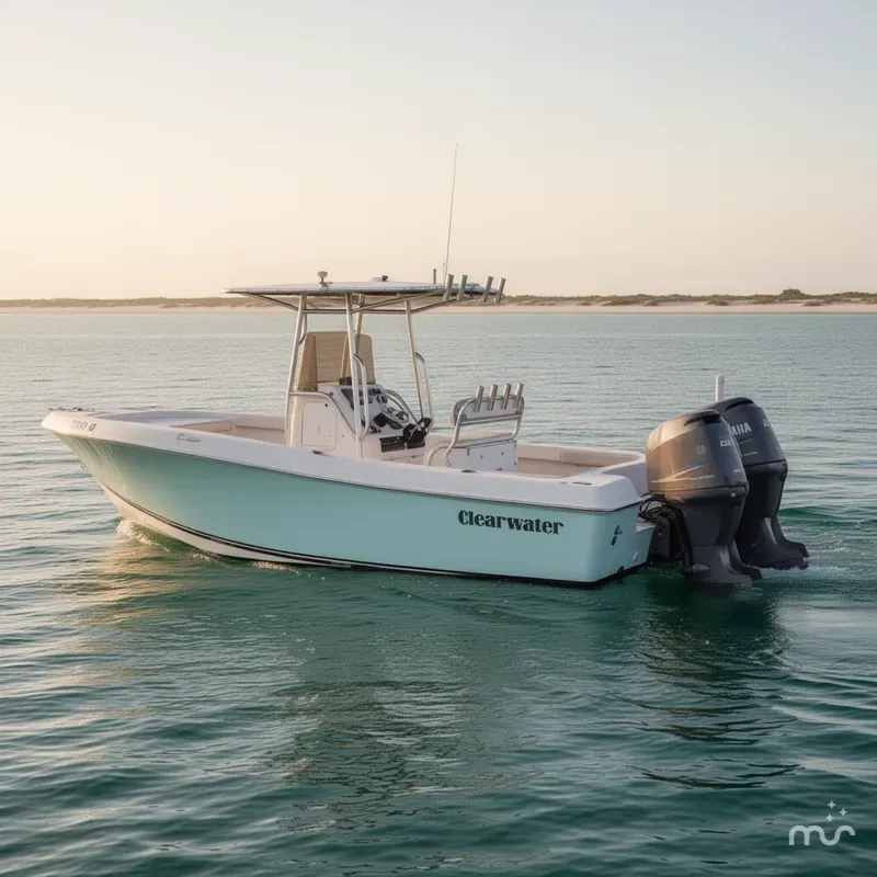Slide: The Image of Clearwater 2300 Center Console 2008 - 2