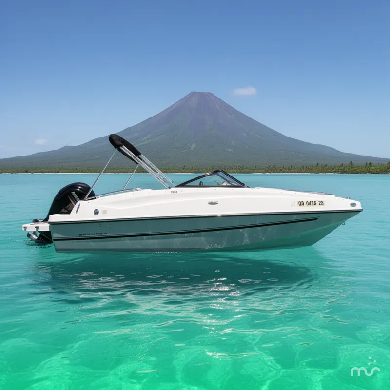 Slide: The Image of Bayliner 190 Deck Boat 2017 - 2