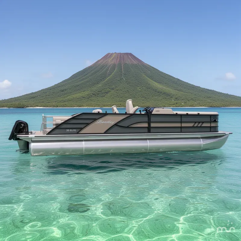 Slide: The Image of Bentley Pontoons 253 ELITE SWINGBACK 2026 - 2