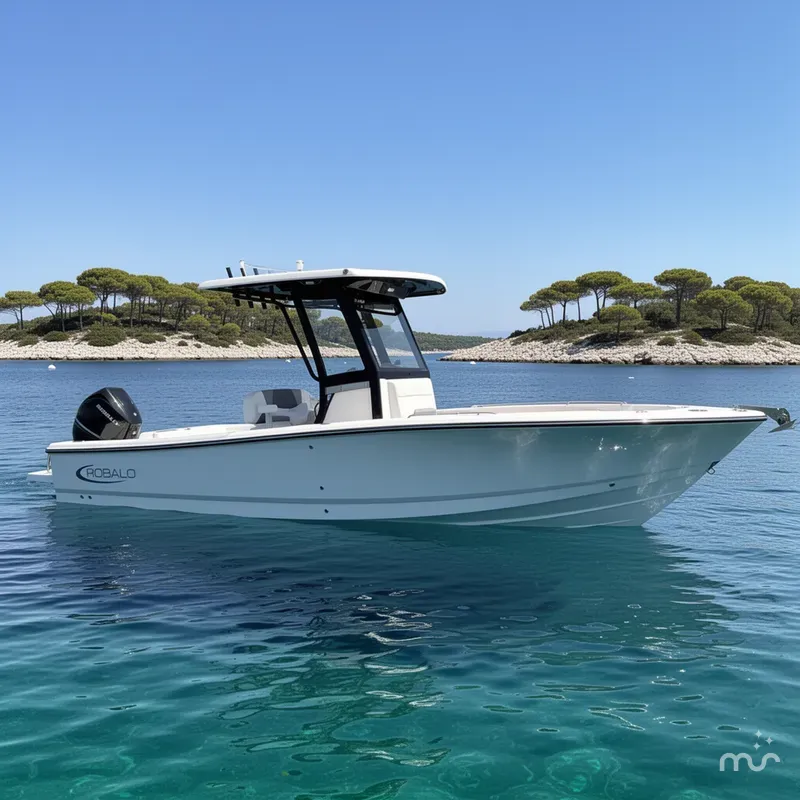 Slide: The Image of Robalo 266 Cayman 2025 - 2