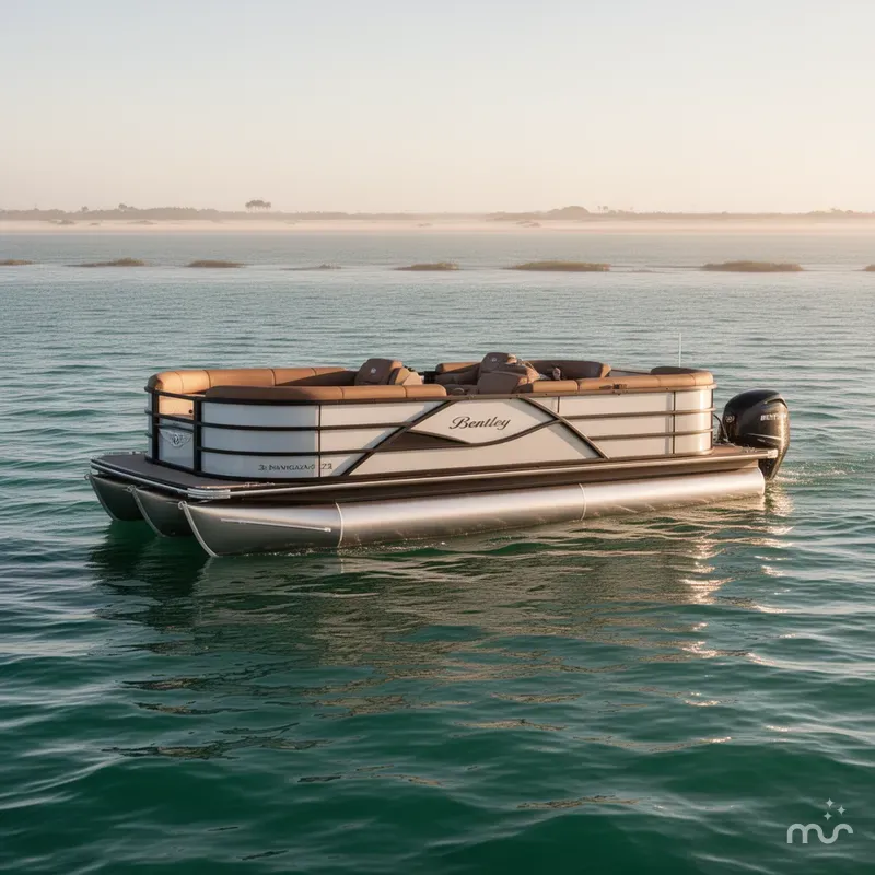Slide: The Image of Bentley Pontoons Legacy 223 Navigator 2026 - 1