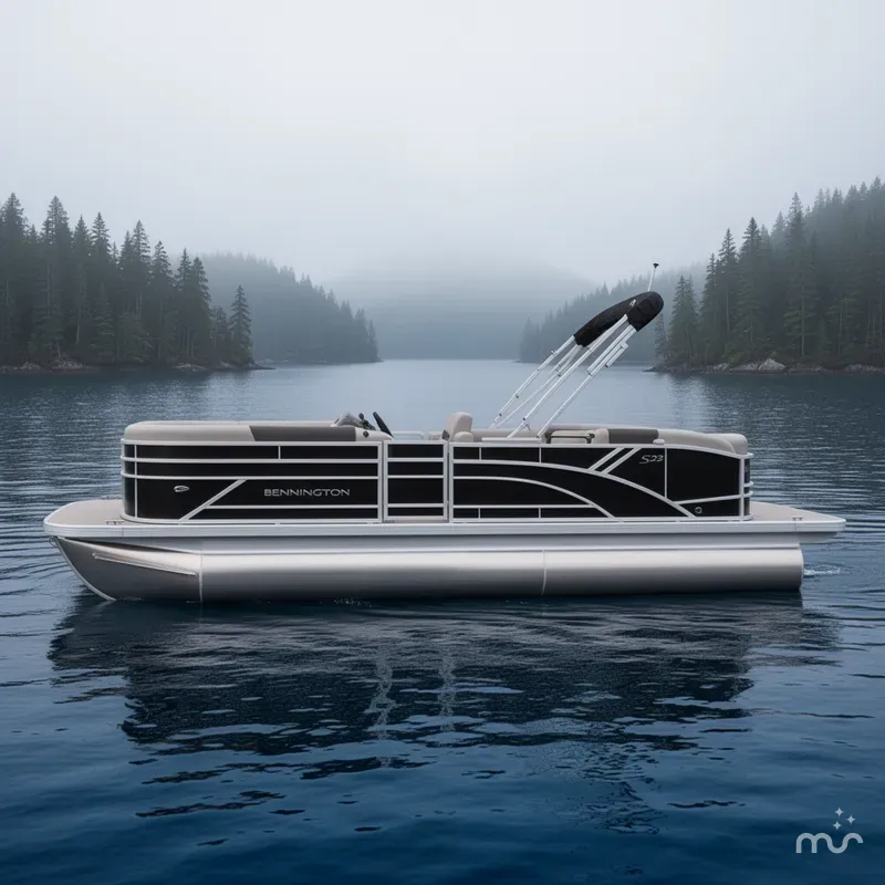 Slide: The Image of Bennington S Swingback 22 SSB Pontoon 2026 - 2