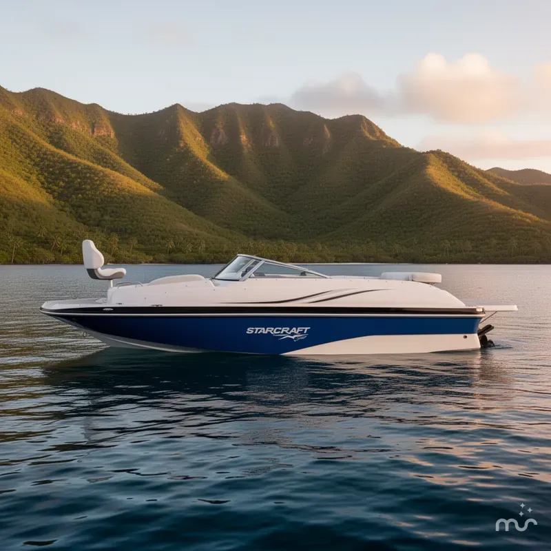 Slide: The Image of Starcraft 221 Deck Boat Sport/Fish 2018 - 2
