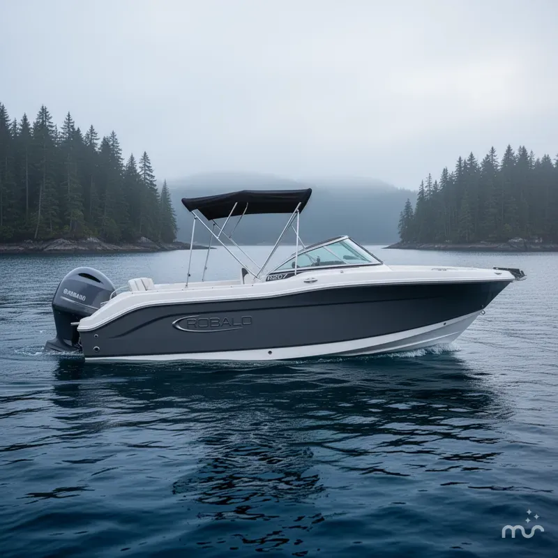 Slide: The Image of Robalo R207 Dual Console 2023 - 2