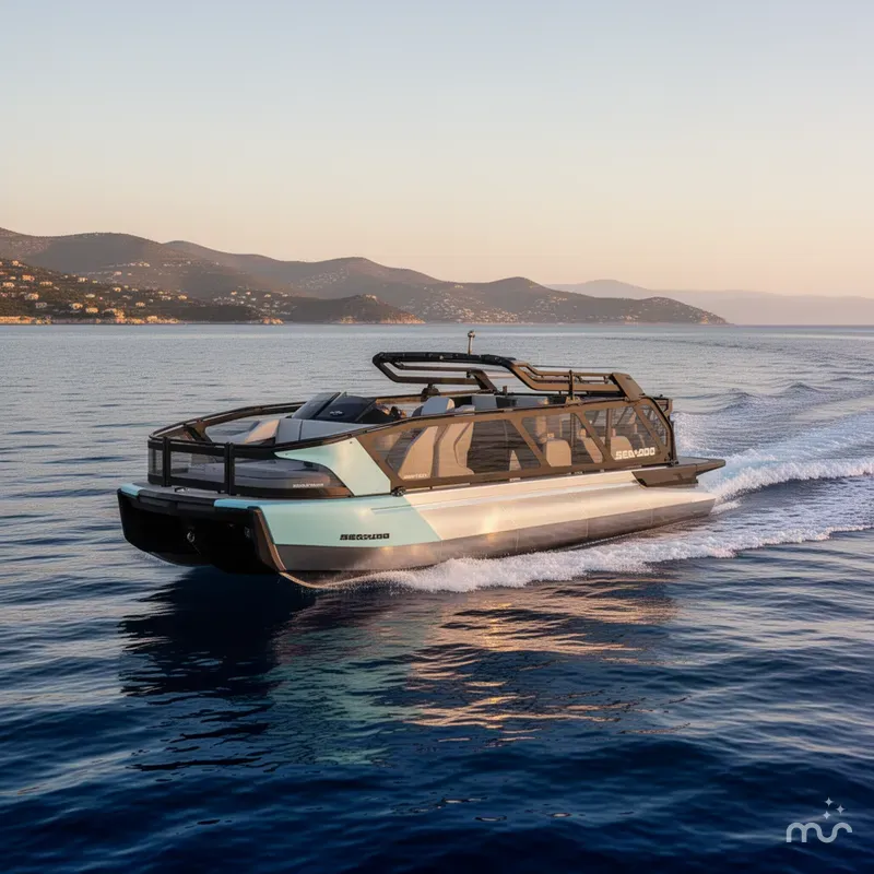 Slide: The Image of Sea-Doo Switch Sport™ 21 - 300 Hp - Tech Galvanized 2026 - 4
