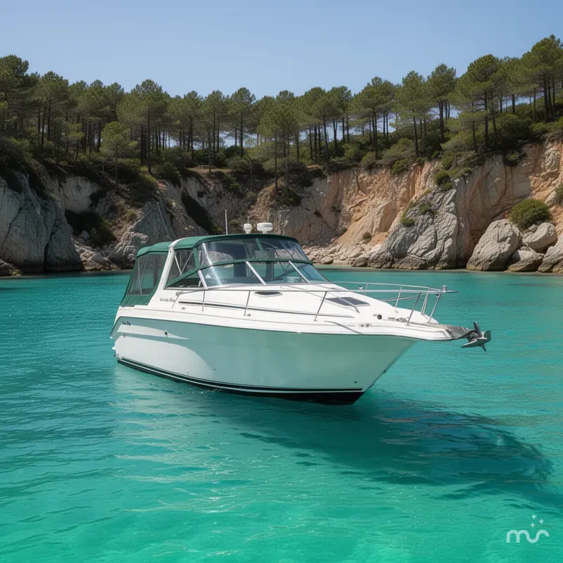 Slide: The Image of Sea Ray 280 Weekender 1991 - 2